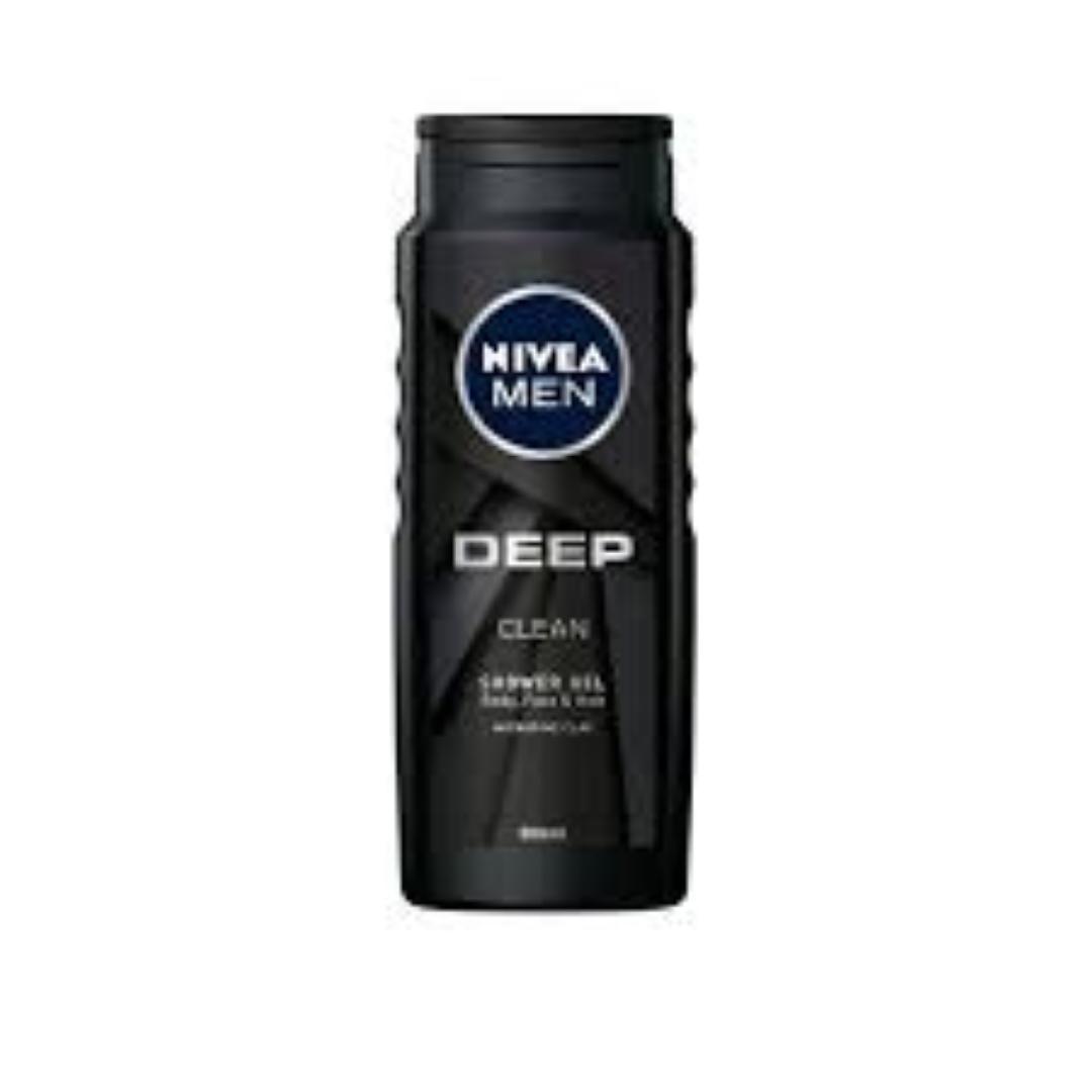 NIVEA BATH SHOWE GEL(MEN DEEP CLAN CLAY) 500ML